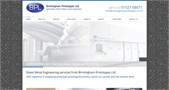 Desktop Screenshot of birminghamprototypes.co.uk